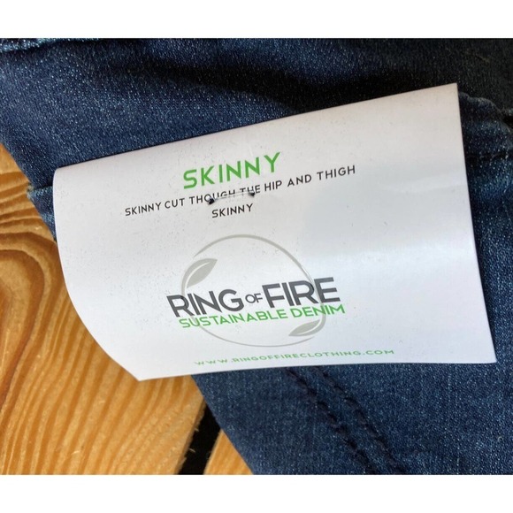 NWT Ring of Fire Skinny Jeans Size 8 Boys Blue MSRP $40 - Picture 7 of 12